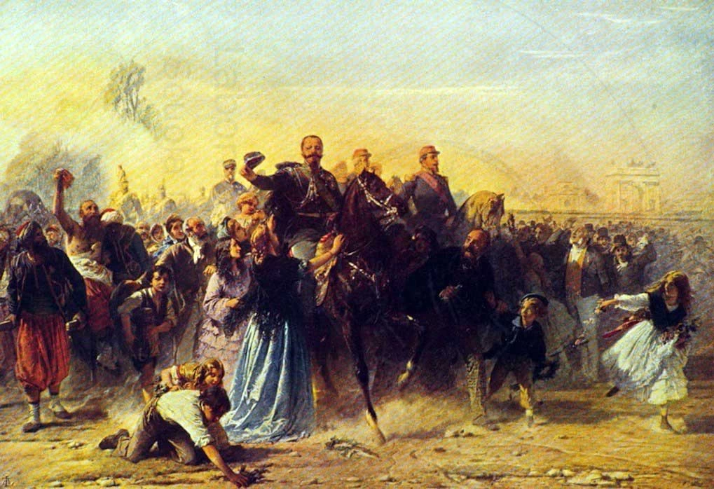 Entrata in Milano di Vittorio Emanuele II e di Napoleone III